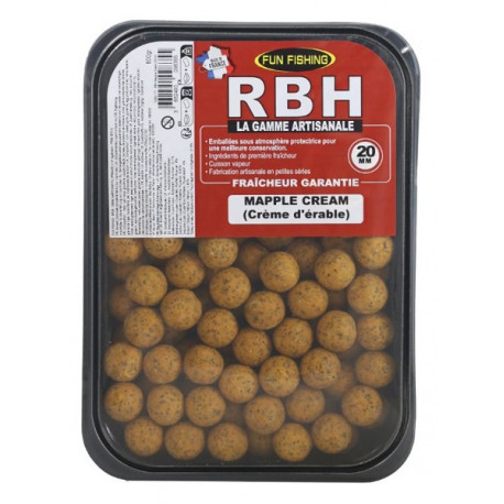 FUN FISHING RBH mapple cream boilies 15mm - 800gr