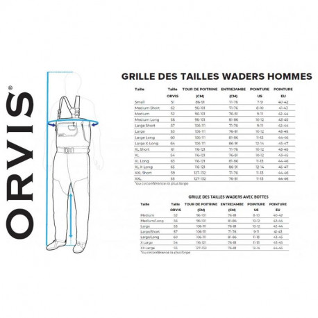 Waders ORVIS Pro Men's LT Taille M