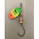 Cuiller MEPPS Aglia n°1 Tiger Hameçon simple