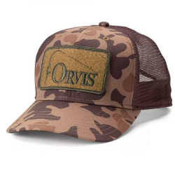 Casquette ORVIS Camo Bent Rod Trucker 1971