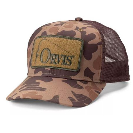 Casquette ORVIS Camo Bent Rod Trucker 1971