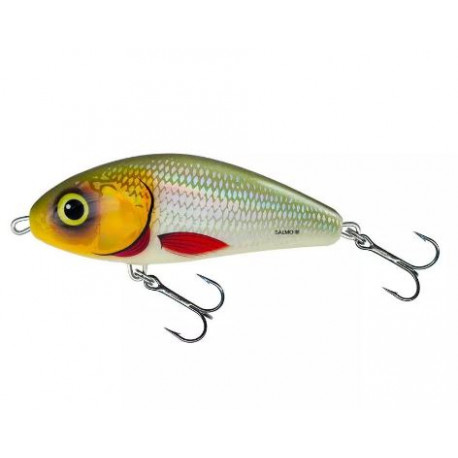 Leurre SALMO Fatso 10cm coulant silver halo