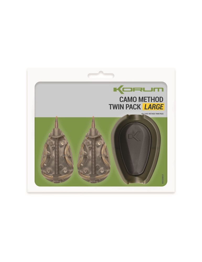 Camo method twin KORUM pack- large