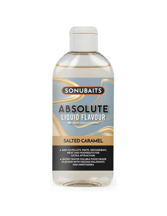 Liquide SONUBAITS absolute liquid flavour- salted caramel