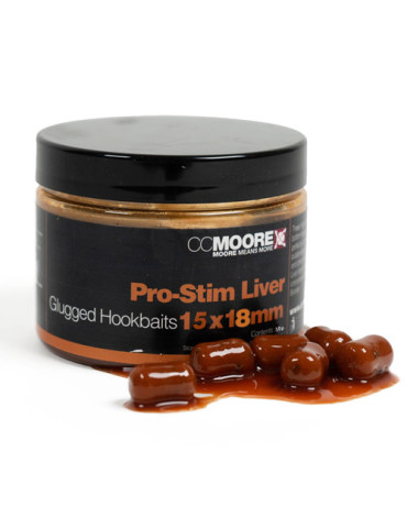 Dumbell 15x18mm CCMOORE pro stim liver Glugged Hookbaits