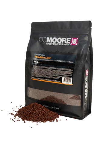 Pellets CCMOORE pro stim liver - 3mm - 1Kg