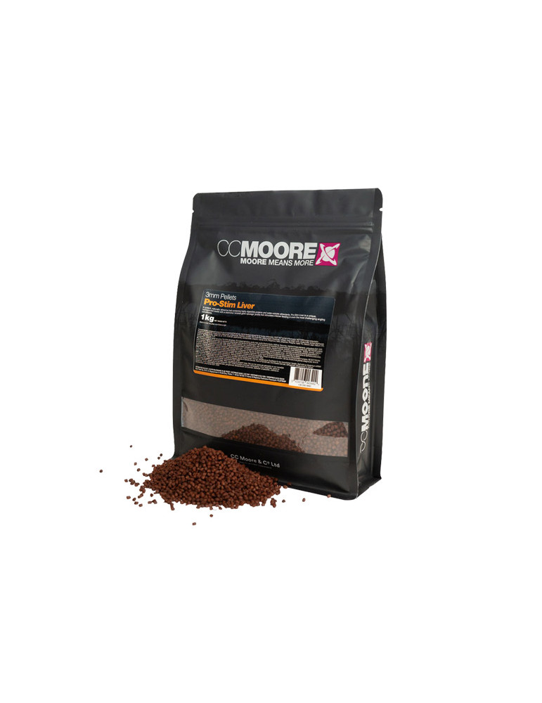 Pellets CCMOORE pro stim liver - 3mm - 1Kg