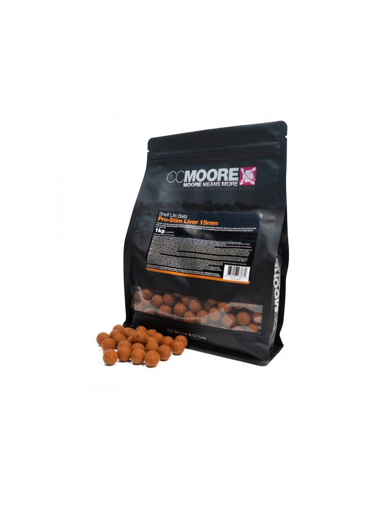 Bouillettes CCMOORE pro stim liver - 15mm - 1 KG
