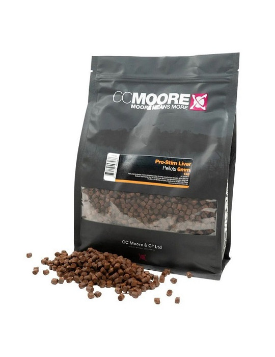 Pellet CCMOORE pro stim liver 6mm - 1Kg