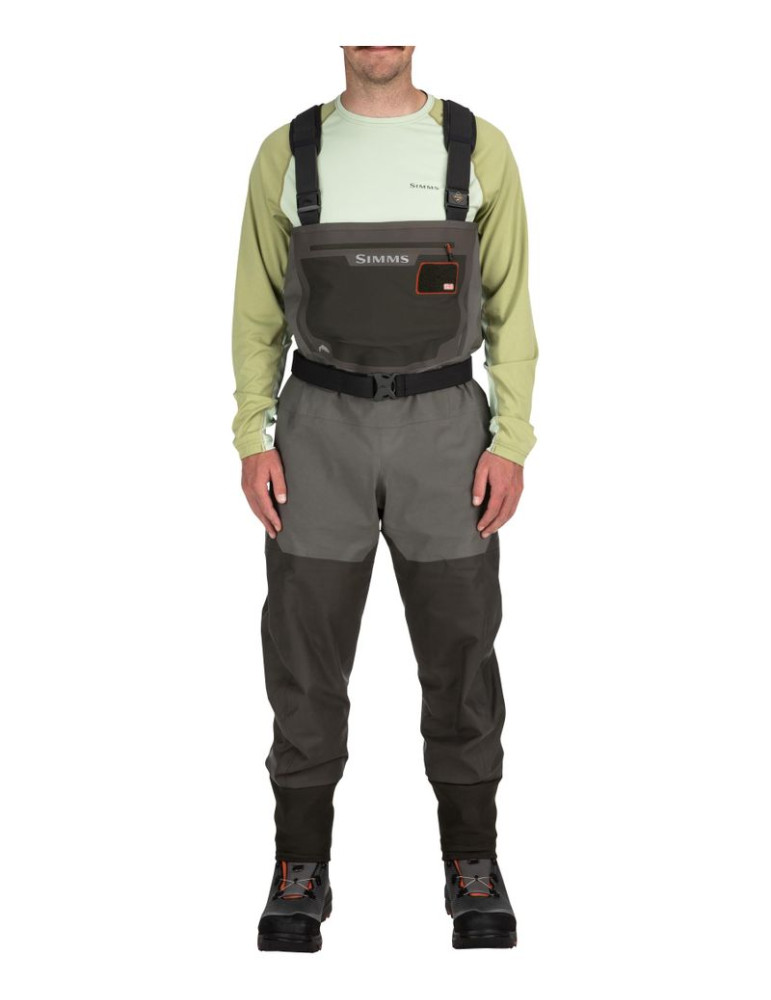 Waders SIMMS Men's G3 Guide Stockingfoot Gunmetal Taille 3XL 13-16