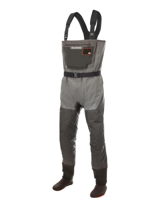 Waders SIMMS Men's G3 Guide Stockingfoot Gunmetal Taille 3XL 13-16