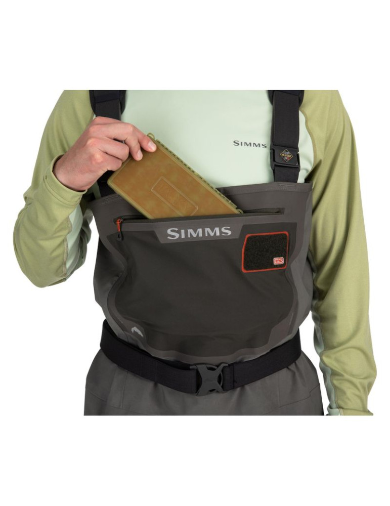 Waders SIMMS Men's G3 Guide Stockingfoot Gunmetal Size 3XL 13-16