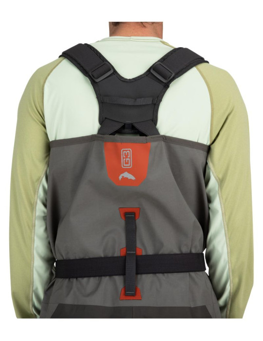 Waders SIMMS Men's G3 Guide Stockingfoot Gunmetal Taille 3XL 13-16