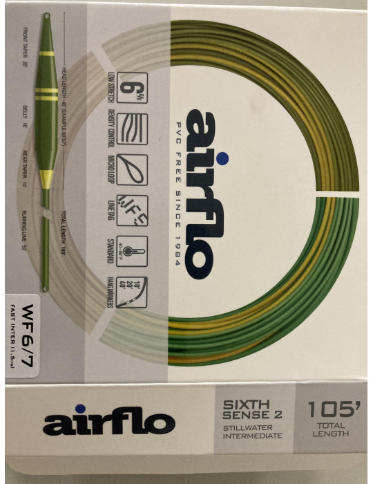 Line AIRFLO Sixth Sense Ridge 2.0 Slow Inter.(0.5ips) WF 7/8