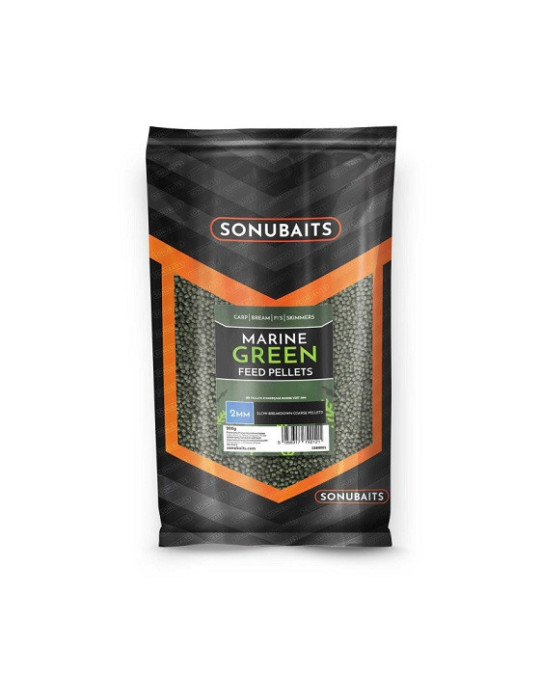 Pellets Sonubaits Feed pellet marine green - 2mm