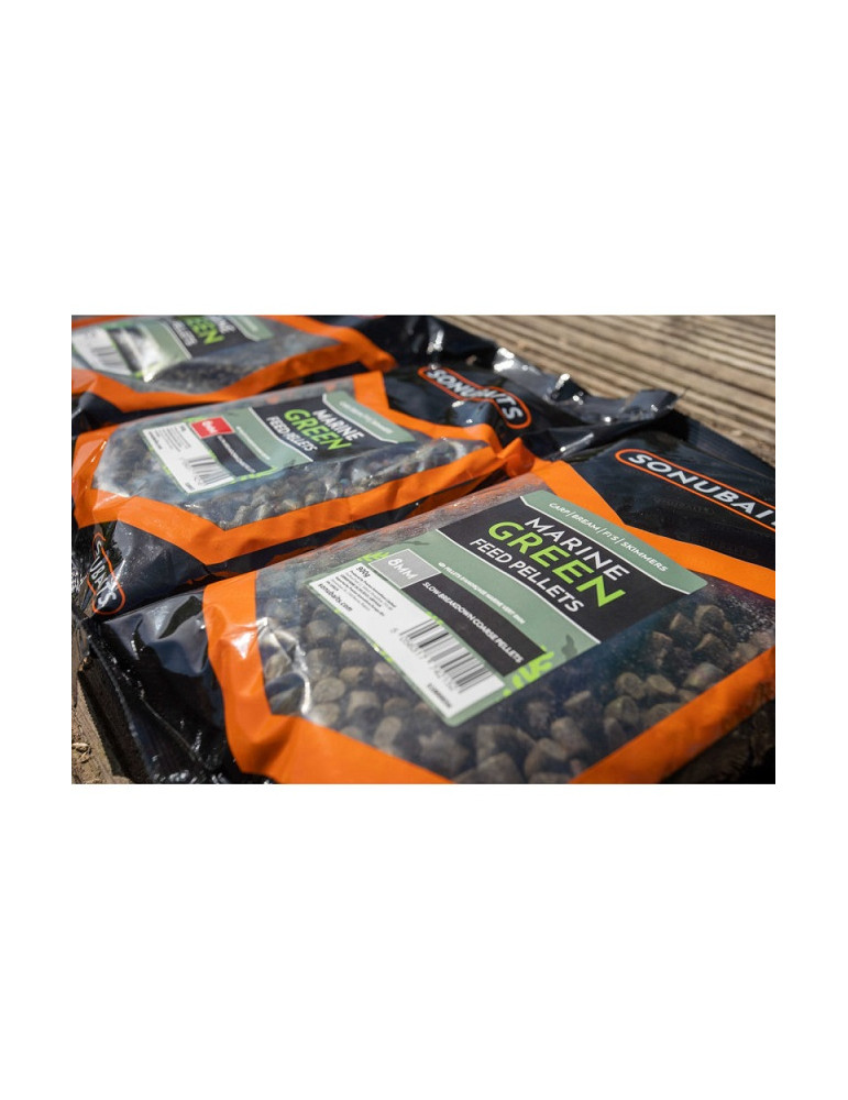 Sonubaits Feed pellet marine green- 8mm