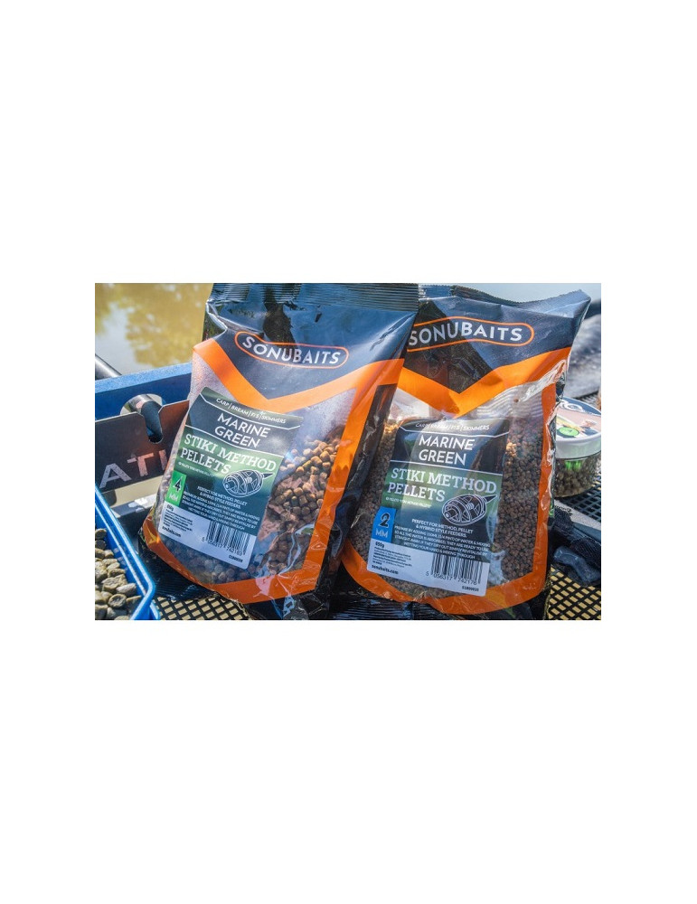 Pellets fin perfect Sonubaits Stiki method marine green- 2mm