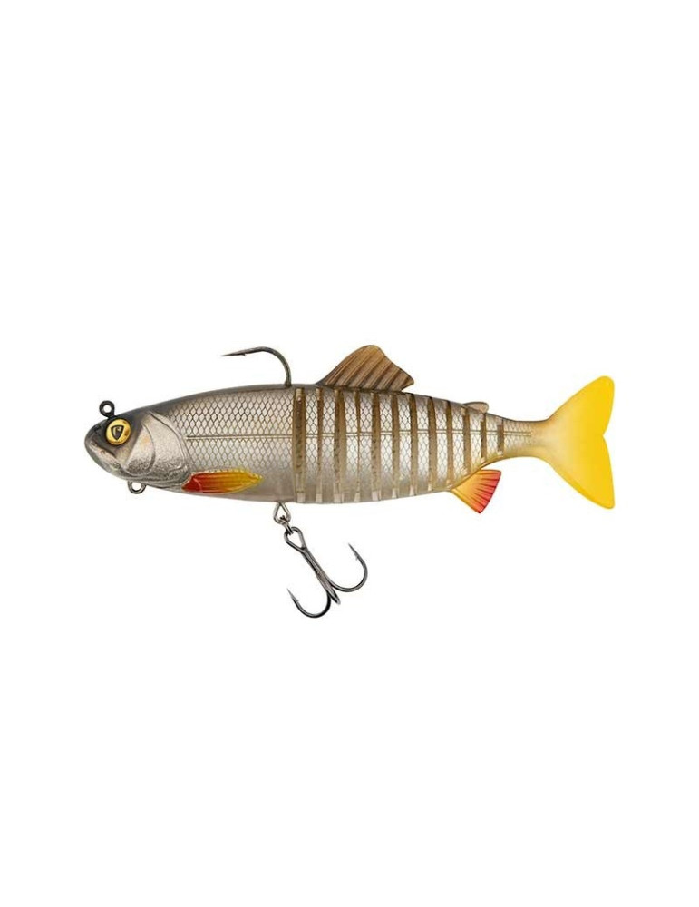 Leurre FOX RAGE jointed Replicant 15cm silver ghost