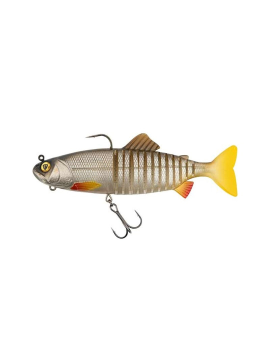 Leurre FOX RAGE jointed Replicant 18cm silver ghost