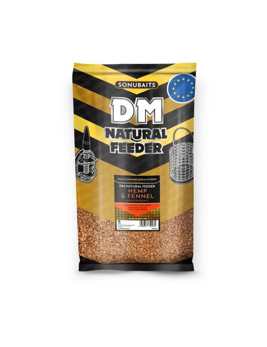 SONUBAITS DM natural feeder hemp-fennel 1kg