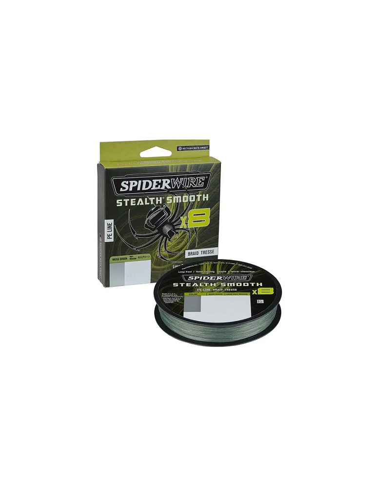 Tresse SPIDERWIRE Stealth smooth vert SSM8 0.29mm 26.4 kg 150m