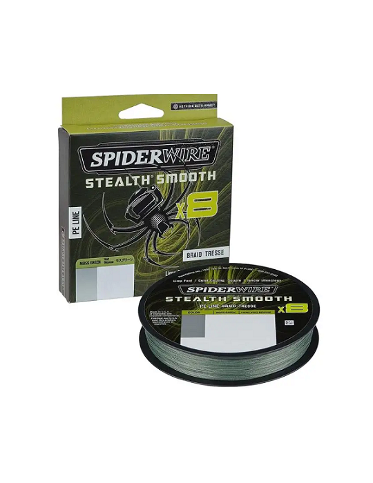 Tresse SPIDERWIRE Stealth smooth vert SSM8 0.29mm 26.4 kg 150m