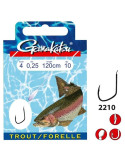 Leader GAMAKATSU Trout 2210S n°10 0.16mm 45cm