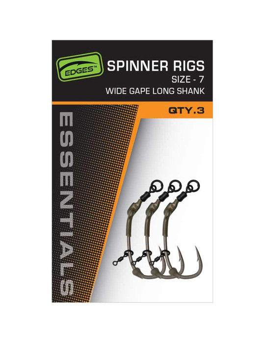 Spinner rig FOX wide gape long shank- taille 6