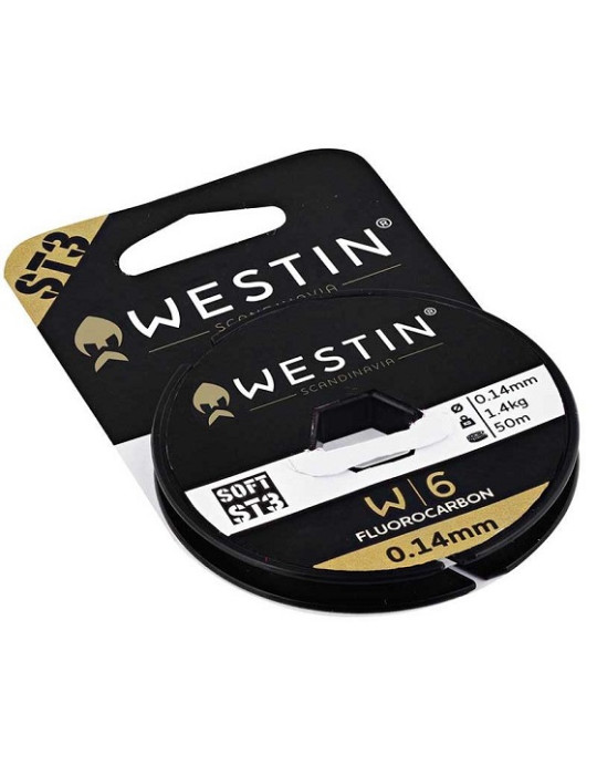 Fluorocarbone WESTIN W6 0.19mm 2.2kg50m