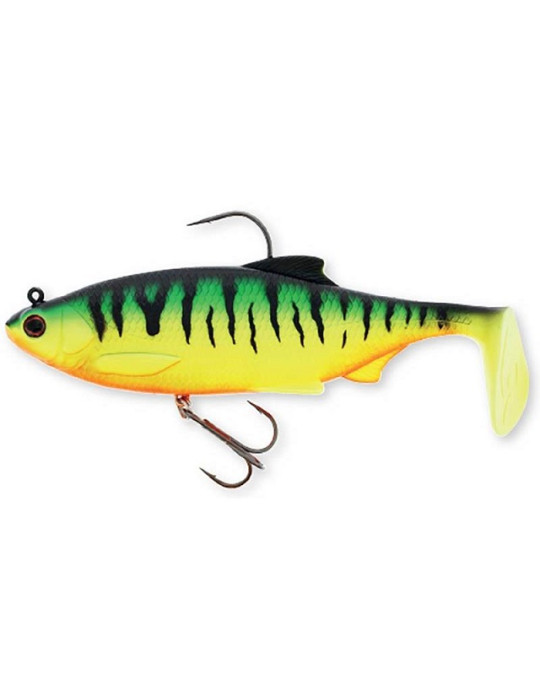 Leurre WESTIN Ricky the roach Shad tail R'n'R' 18cm firetiger