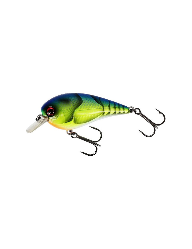 Leurre WESTIN bassbite squarebill 6cm chart blue craw