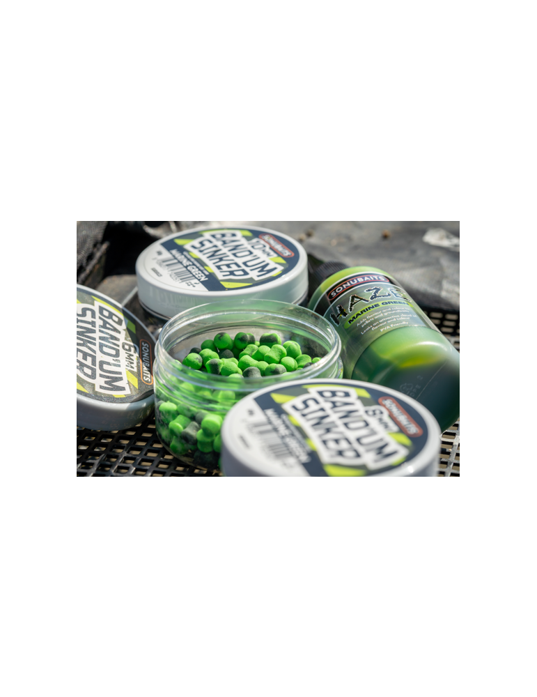 Band'um sinker SONUBAITS marine green 10mm - 60Gr