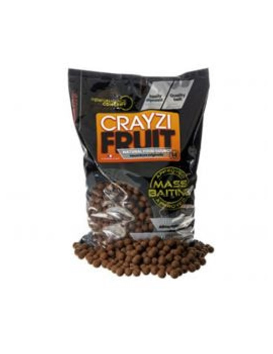 Bouillettes STARBAITS mass baiting crayzi fruit 3kg 14mm