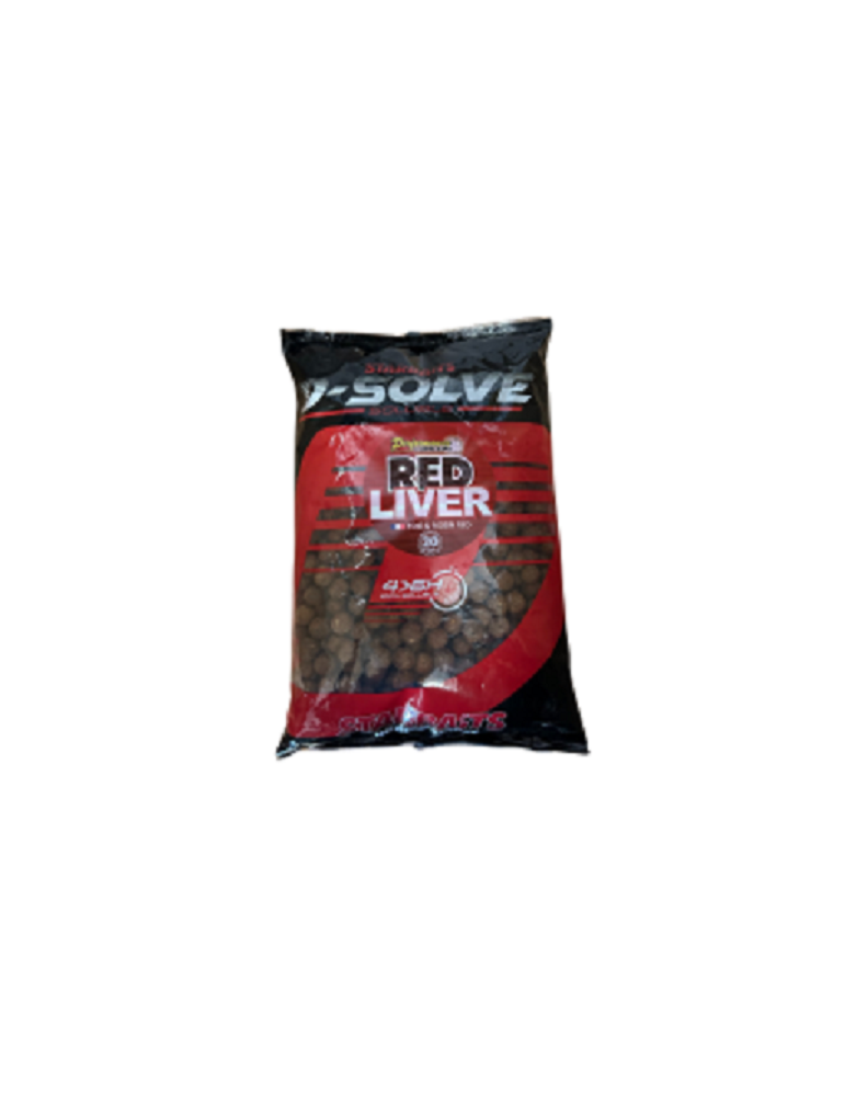Bouillettes STARBAITS D-solve Red Liver 20mm- 2.5kg