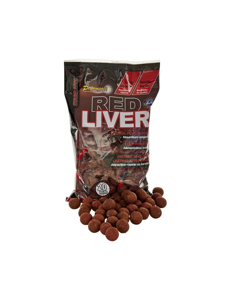 Bouillettes STARBAITS Red Liver 20mm- 800gr