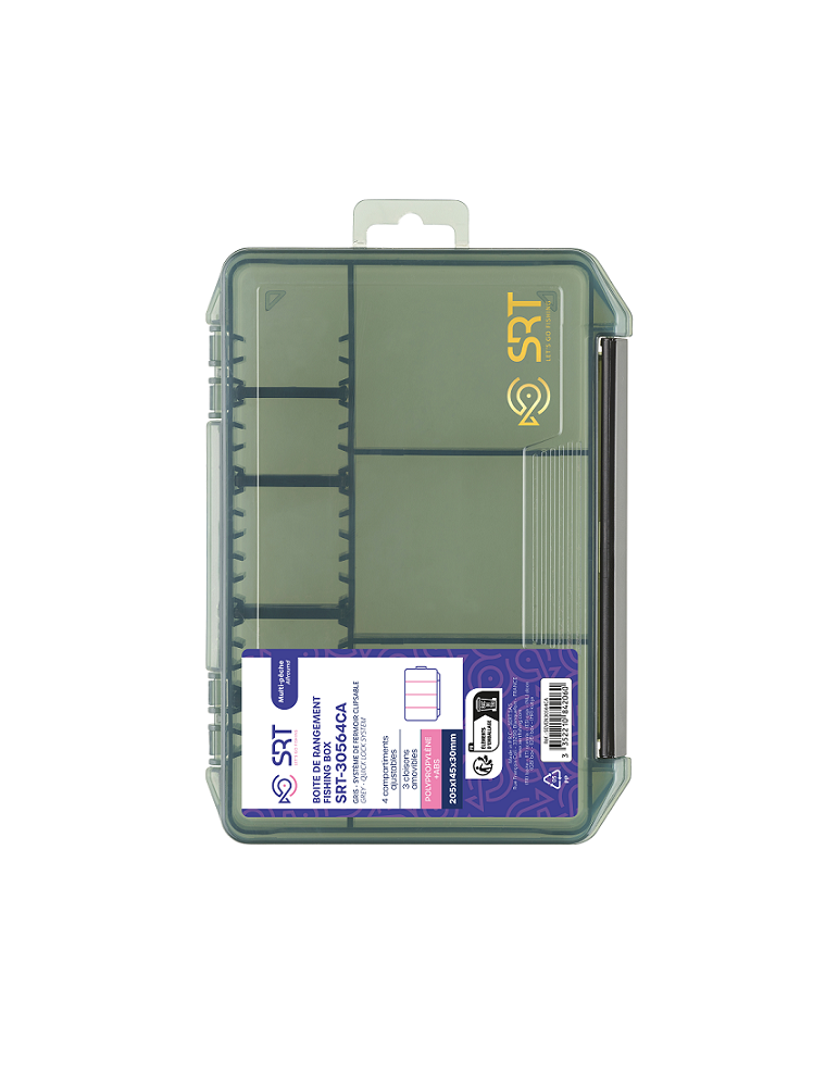 Boite de rangement SRT fishing box 20*14.5*4cm