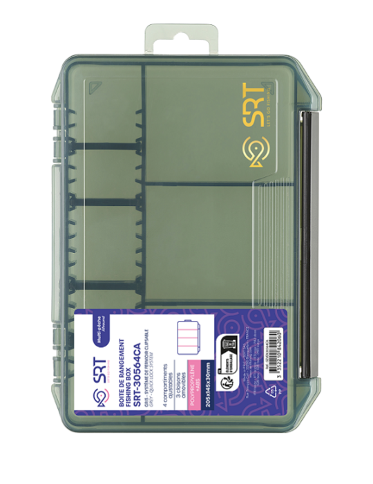 Boite de rangement SRT fishing box 20*14.5*4cm