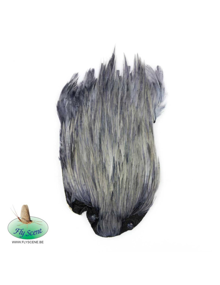 Rooster neck indian FLY SCENE - AA Dyed Grey