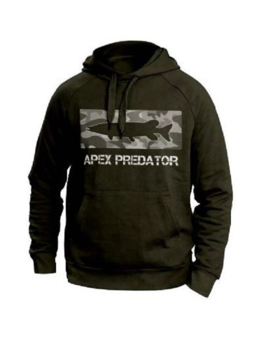 Sweat YUKI hoddie pike olive- L