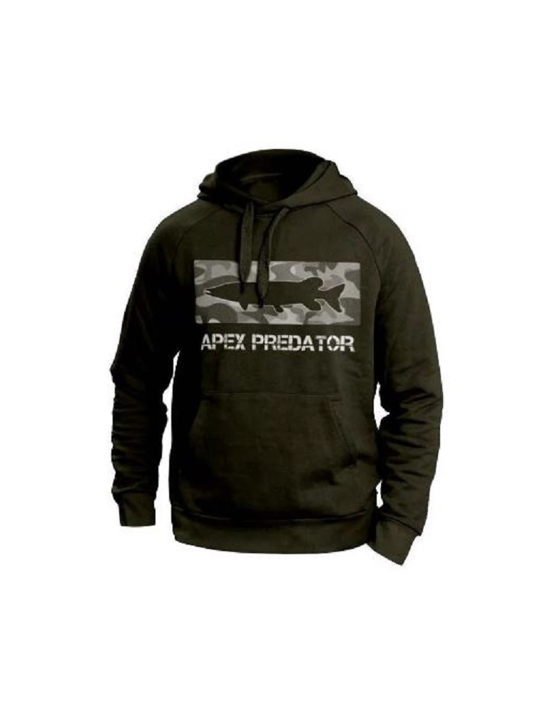 Sweat YUKI hoddie pike olive- L