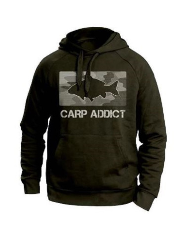 Sweat YUKI hoddie carp olive- M