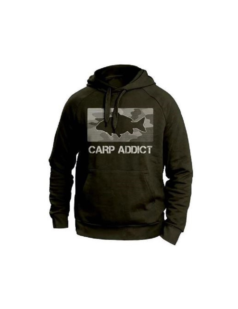 Sweat YUKI hoddie carp olive- L