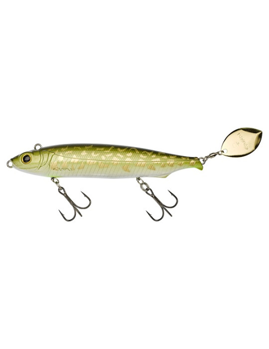 Leurre GUNKI Drag spin 130 S Pike dress-gold