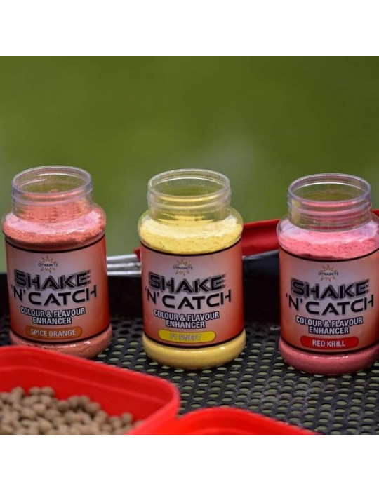 Poudre DYNAMITE BAITS shake 'n' catch- red krill