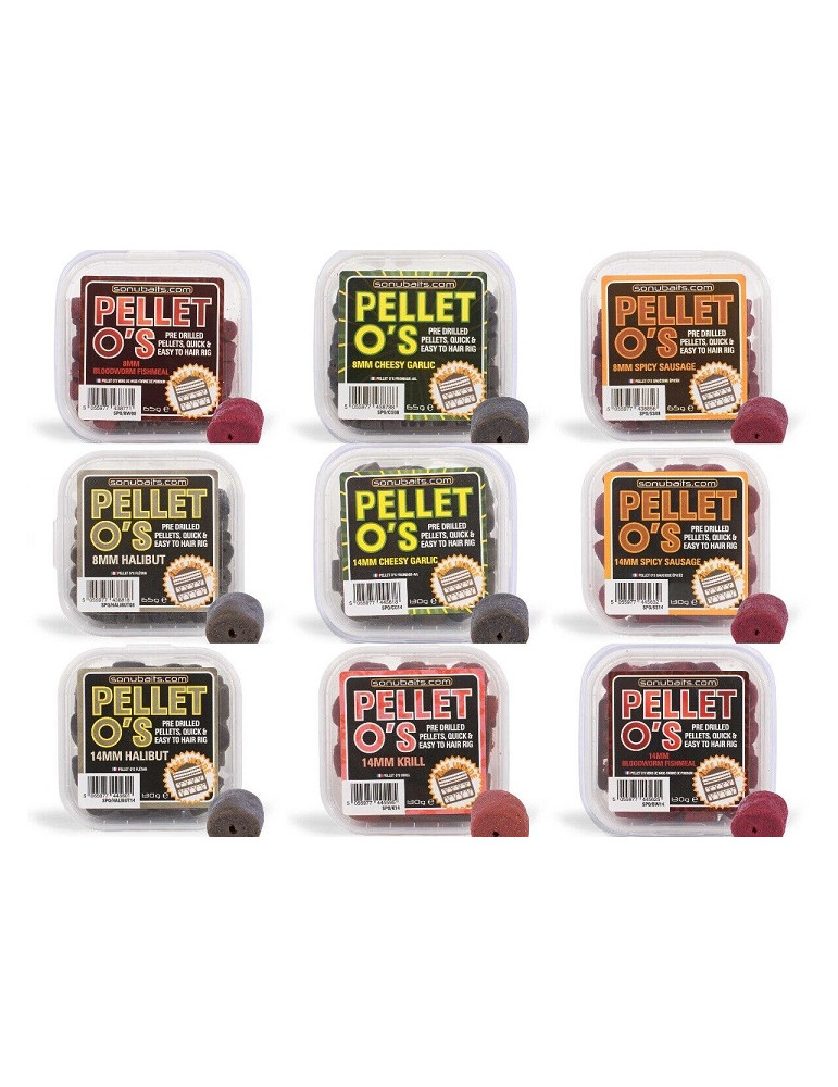 Pellets Sonubaits o's 14mm- spicy sausage