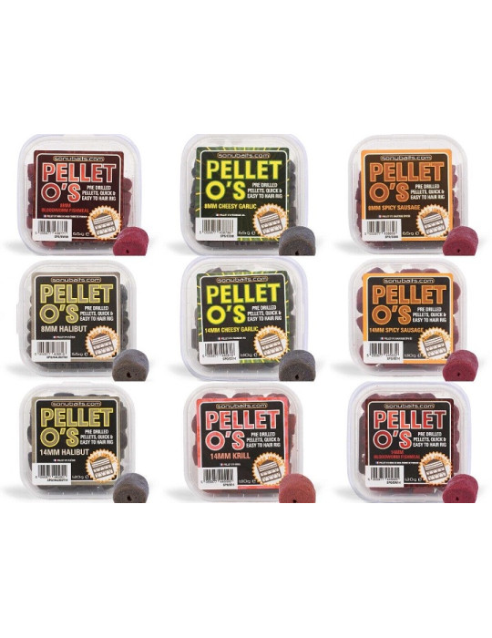Pellets Sonubaits o's 14mm- spicy sausage