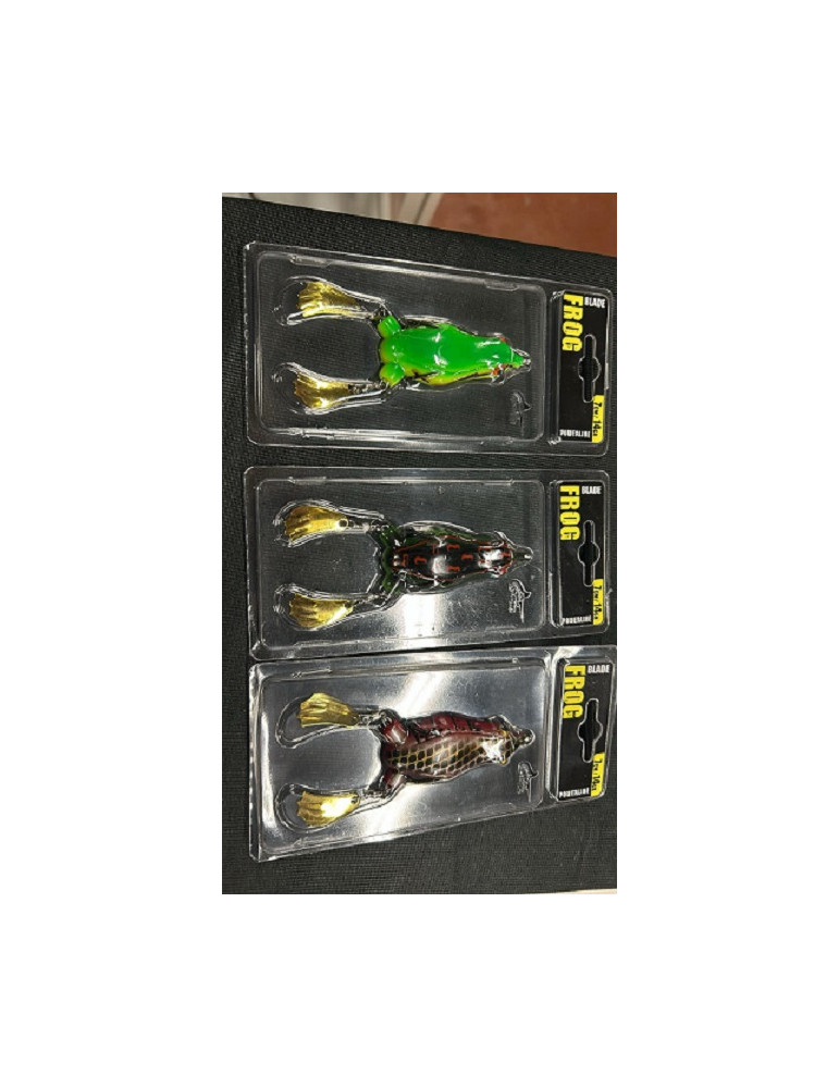 Leurre JIG POWER Frog blade 7cm rouge/noir