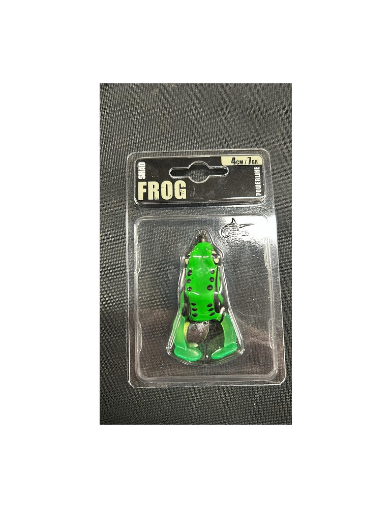 Leurre JIG POWER Frog shad 4cm vert