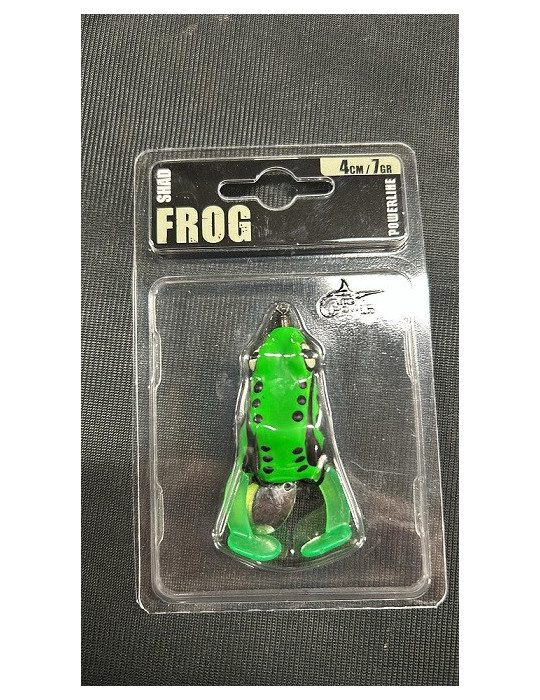 Leurre JIG POWER Frog shad 4cm vert