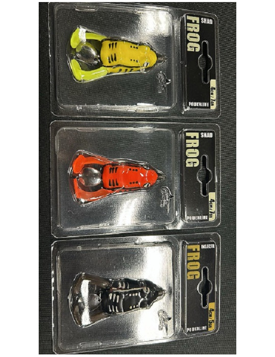 JIG POWER Frog shad 4cm noir